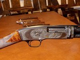 Winchester - Model 42, Deluxe, Simmons Vent Rib, Engraved/Signed By James B. Meek, .410. 28