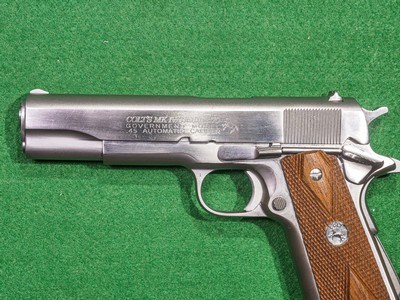 Colt - 1911, Custom Shop, Mark IV, Series 70, Electroless Nickel Finish, .45 ACP. 5