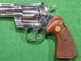 Colt - Python, Shiny Nickel Finish, .357 Magnum. 6