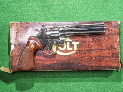 Colt - Python, Shiny Nickel Finish, .357 Magnum. 6