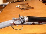 G. Bigot Arquet Le Havre - Top Lever, SxS, Bar In Wood, Two Barrel Set, 12ga/16ga. 28 5/16