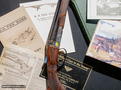 CSMC - A.H. Fox, SxS, FE Grade,
20ga. 30