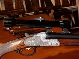 Sempert & Krieghoff - Neptune Luxus Full Sidelock Drilling Rifle, Pre-War, 16ga. 23 1/2” Bohler Steel Barrels. MAKE OFFER. - 2 of 11