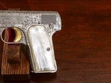 Browning - 1910, Engraved Renaissance, Made In Belgium, 9mm Short. 3 1/2