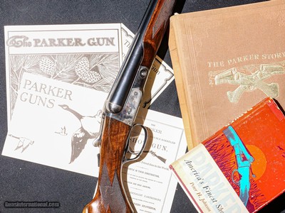 Parker - VHE, SxS, 1 1/2 Frame, Single Selective Trigger, 98% Original Case Color, 12ga. 26