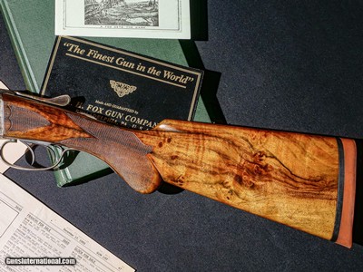 A.H. Fox - XE Grade, SxS,Made In Philadelphia, Double Triggers, 12ga. 30