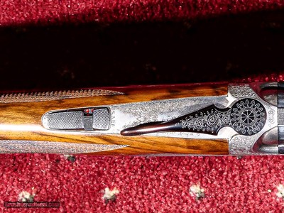 CSMC - RSP, Sideplated, O/U, Quail In Flight Game Scenes w/Full Coverage Scroll, 20ga. 28