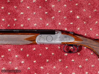 CSMC - RSP, Sideplated, O/U, Quail In Flight Game Scenes w/Full Coverage Scroll, 20ga. 28