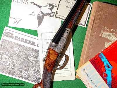 Parker - DHE Grade, SxS, 0 Frame, Straight Grip Stock, Single Selective Trigger, 20ga. 26