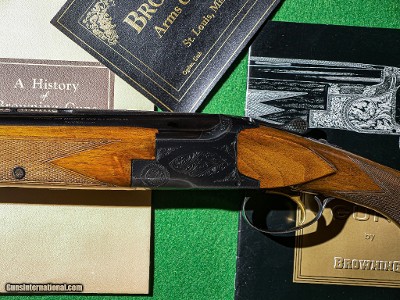 Browning - Grade 1, O/U, Round Knob Short Tang, Gold Single Selective Trigger, 1967 Made In Belgium, 20ga. 26 1/2” Barrels Choked IC/M. MAKE OFFER. - Image 3 of 11