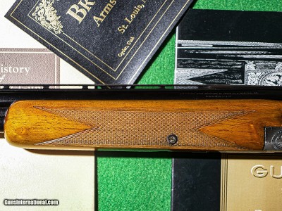 Browning - Grade 1, O/U, Round Knob Short Tang, Gold Single Selective Trigger, 1967 Made In Belgium, 20ga. 26 1/2” Barrels Choked IC/M. MAKE OFFER. - Image 7 of 11