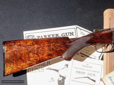 Parker - GH Grade, SxS, Capped Pistol Grip, Double Triggers, 0 Frame, 16ga. 28