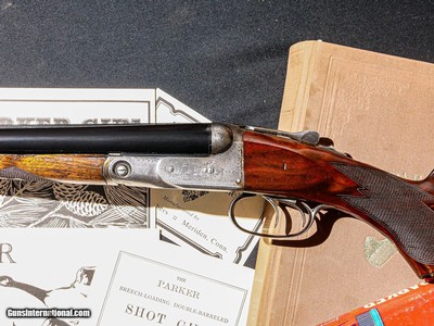 Parker - GH Grade, SxS, Capped Pistol Grip, Double Triggers, 0 Frame, 16ga. 28