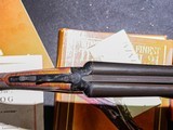 Winchester - Model 21, SxS, Custom Flat Side Factory #1 Engraving, 12ga. 28
