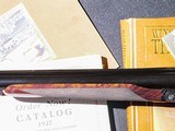 Winchester - Model 21, SxS, Custom Flat Side Factory #1 Engraving, 12ga. 28