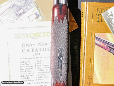 Winchester - Model 21, SxS, Custom Flat Side Factory #1 Engraving, 12ga. 28