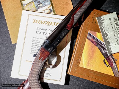 Winchester - Model 21, SxS, Custom Flat Side Factory #1 Engraving, 12ga. 28