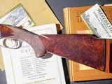 Winchester - Model 21, SxS, Custom Flat Side Factory #1 Engraving, 12ga. 28