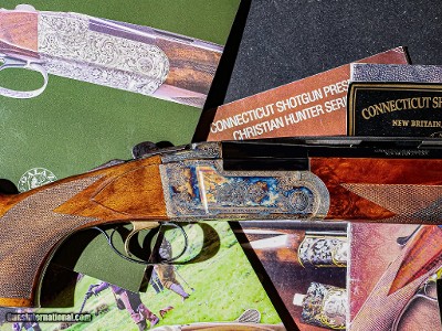 CSMC - G1 Deluxe, O/U, Scroll w/Case Colored Finish, 12ga. 32