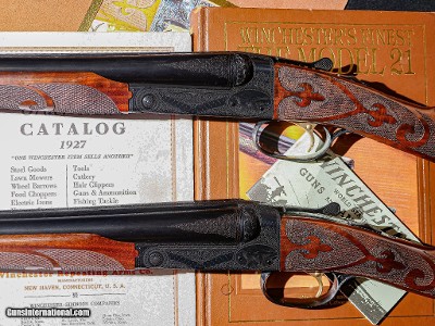 CSMC - Model 21, SxS, #6 Factory Engraving, Matched Pair, 16ga. 28