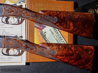 CSMC - Model 21, SxS, #6 Factory Engraving, Matched Pair, 16ga. 28