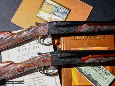 CSMC - Model 21, SxS, #6 Factory Engraving, Matched Pair, 16ga. 28