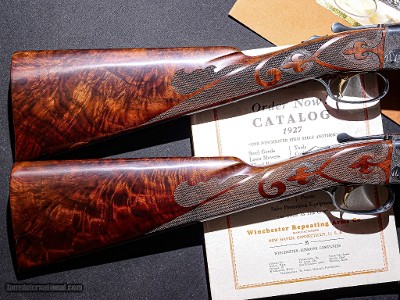 CSMC - Model 21, SxS, #6 Factory Engraving, Matched Pair, 16ga. 28