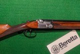 Beretta - ASEL, O/U, Straight Grip Stock, Double Triggers, 20ga. 27