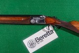 Beretta - ASEL, O/U, Straight Grip Stock, Double Triggers, 20ga. 27