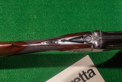 Beretta - ASEL, O/U, Straight Grip Stock, Double Triggers, 20ga. 27