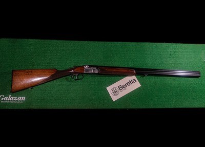 Beretta - ASEL, O/U, Straight Grip Stock, Double Triggers, 20ga. 27