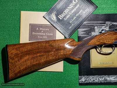 Browning - Grade I, O/U, 1970 Made In Belgium, Vent Rib, Single Selective Trigger, RARE Small Bore, .410. 26 1/2” Barrels Choked SK/SK. MAKE OFFER. - Image 4 of 11
