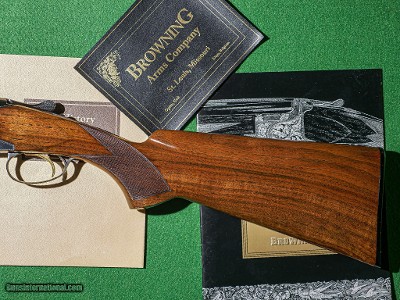 Browning - Grade I, O/U, 1970 Made In Belgium, Vent Rib, Single Selective Trigger, RARE Small Bore, .410. 26 1/2” Barrels Choked SK/SK. MAKE OFFER. - Image 5 of 11