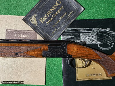 Browning - Grade I, O/U, 1970 Made In Belgium, Vent Rib, Single Selective Trigger, RARE Small Bore, .410. 26 1/2” Barrels Choked SK/SK. MAKE OFFER. - Image 3 of 11