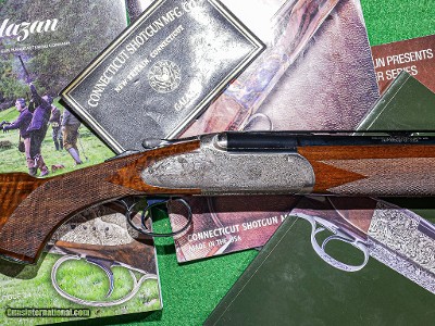 CSMC - RSP, Sideplated, O/U, Quail In Flight Game Scene w/Full Coverage Scroll Engraving, 20ga. 28