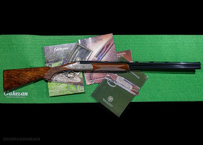 CSMC - RSP, Sideplated, O/U, Quail In Flight Game Scene w/Full Coverage Scroll Engraving, 20ga. 28