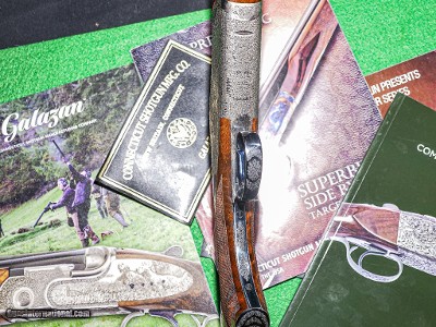 CSMC - RSP, Sideplated, O/U, Quail In Flight Game Scene w/Full Coverage Scroll Engraving, 20ga. 28