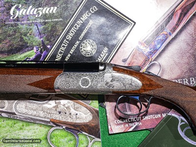 CSMC - RSP, Sideplated, O/U, Quail In Flight Game Scene w/Full Coverage Scroll Engraving, 20ga. 28