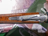 CSMC - RSP, Sideplated, O/U, Quail In Flight Game Scene w/Full Coverage Scroll Engraving, 20ga. 28