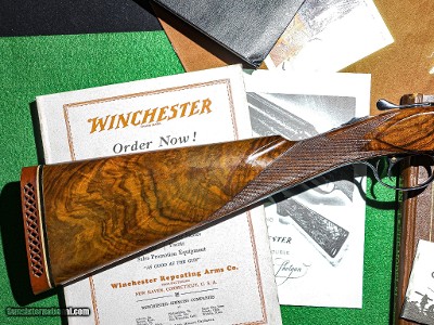 Winchester - Model 21, SxS, Factory Straight Grip Stock, Single Selective Trigger, Cody Lettered, 20ga. 26