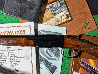 Winchester - Model 21, SxS, Factory Straight Grip Stock, Single Selective Trigger, Cody Lettered, 20ga. 26