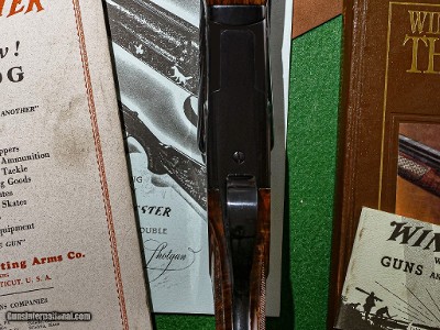 Winchester - Model 21, SxS, Factory Straight Grip Stock, Single Selective Trigger, Cody Lettered, 20ga. 26