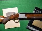 Browning - Pigeon Grade, O/U, Made In Belgium, Double Signed By Funken, Factory Two Barrel Set, 12ga/12ga. 30