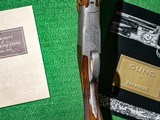 Browning - Pigeon Grade, O/U, Made In Belgium, Double Signed By Funken, Factory Two Barrel Set, 12ga/12ga. 30