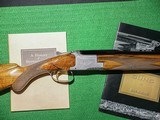 Browning - Pigeon Grade, O/U, Made In Belgium, Double Signed By Funken, Factory Two Barrel Set, 20ga/20ga. 28
