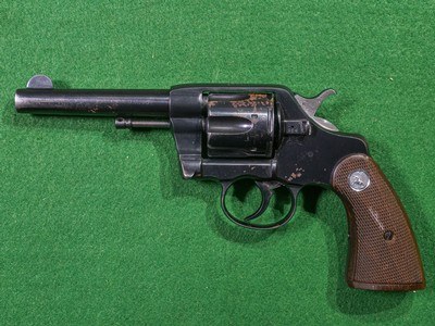 Colt - Model 1895, Civilian Model New Army Revolver, .38 Special. 4 1/2