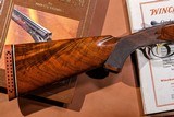 Winchester - Model 21, SxS, Factory Custom Flat Side, Factory #1 Engraving, 12ga. 28