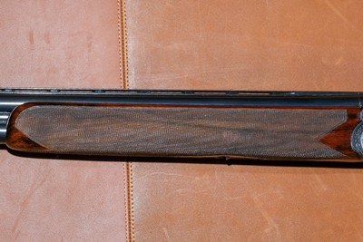 OUTSTANDING, UNUSUAL Beretta - S3EELL, O/U, Engraved by M. Slatnik, Three Barrel Set, 12ga. 28