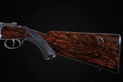 David McKay Brown - Round Body Double Rifle, SxS, .577. 25