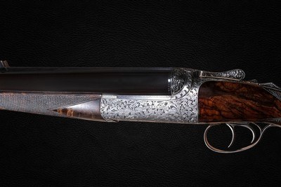 David McKay Brown - Round Body Double Rifle, SxS, .577. 25